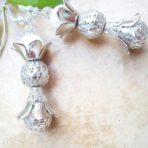 Unique Pearl Dangle Earrings